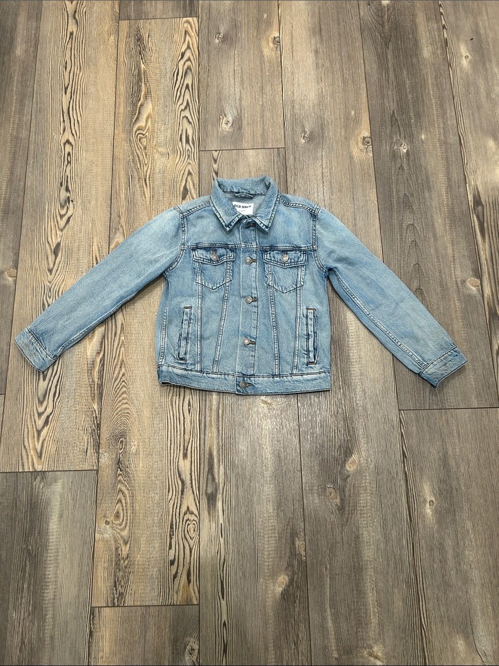 Light Blue Denim Jacket - Kids size large (10-12)